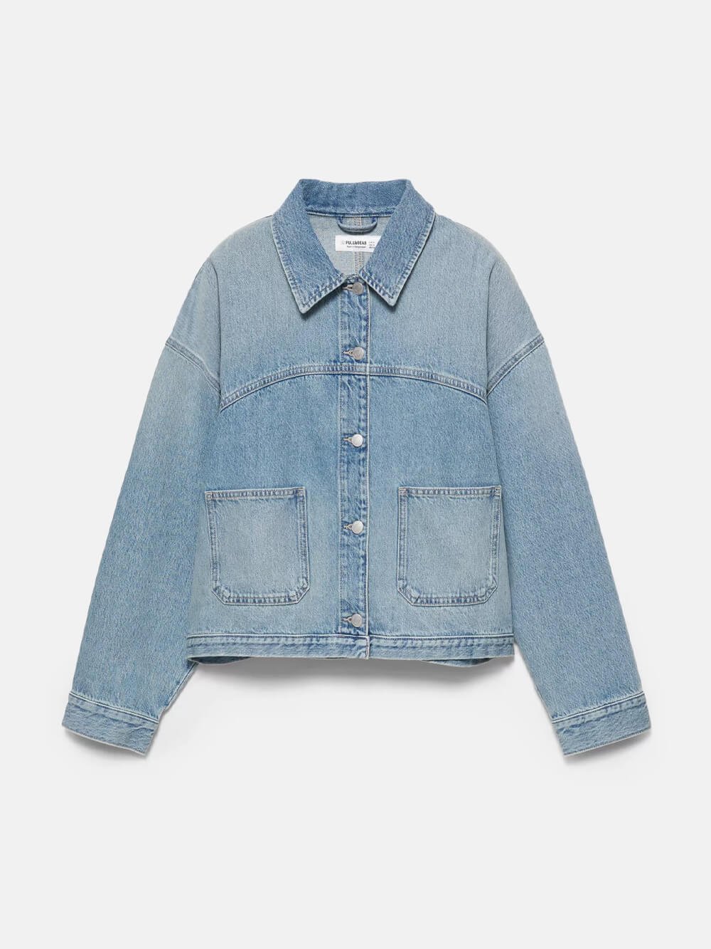 Boxy denim overshirt