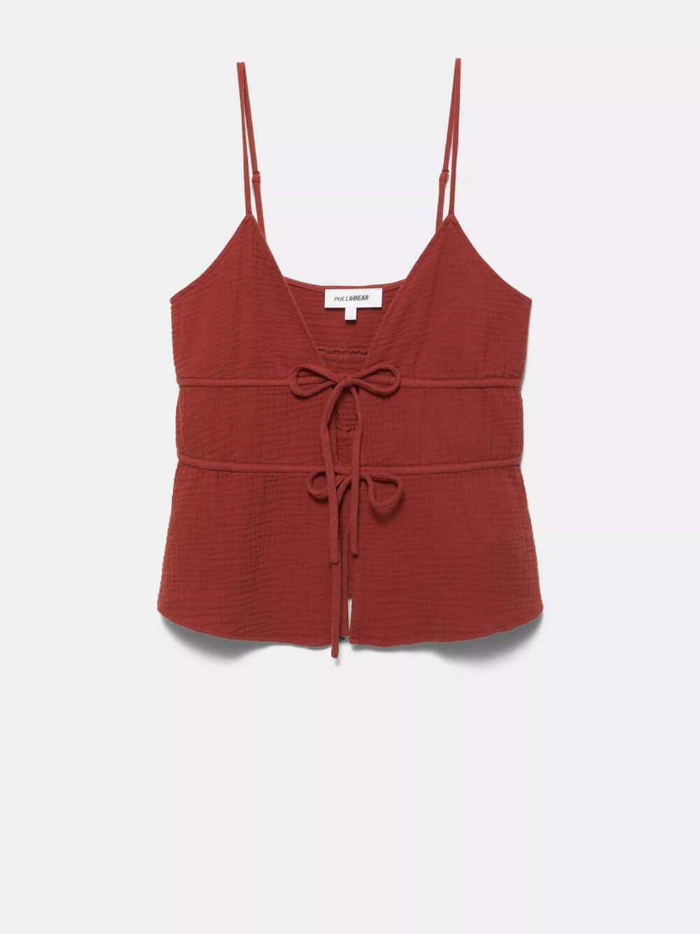 Crepe strappy top